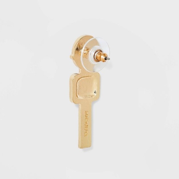 SUGARFIX by BaubleBar 'Drop The Mic' Statement Earrings - Silver, NWT - Picture 4 of 7